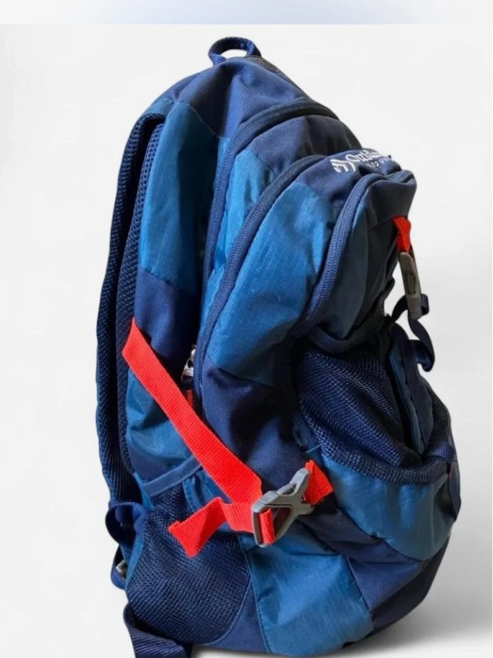 Outdoor Products Unisex Navy and Red 30L Hiking Backpack